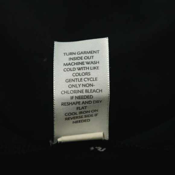 J. Jill Plus Size 1X Black Velvet Front Knit Back Wearever Collection Tunic Top - Picture 6 of 7